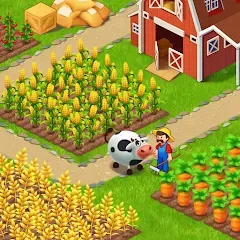 Скачать взломанную Farm City: Farming & Building (Фарм Сити)  [МОД Все открыто] - стабильная версия apk на Андроид