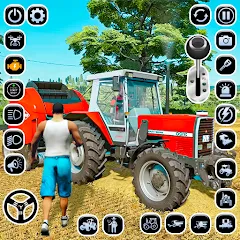 Скачать взломанную Farming Games & Tractor Games  [МОД Menu] - стабильная версия apk на Андроид