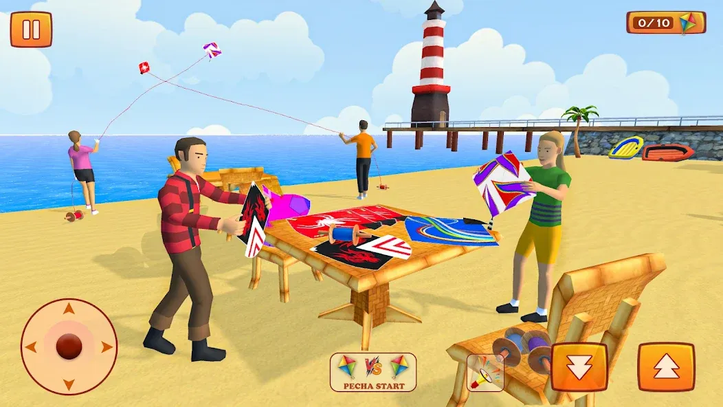 Kite Game: Kite Flying Game 3D  [МОД Много монет] Screenshot 3