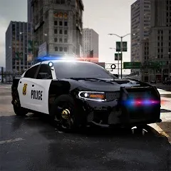 Взлом Police Car Simulator 2023 (Полицейский симулятор автомобиля 2023)  [МОД Бесконечные деньги] - последняя версия apk на Андроид