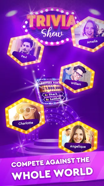 Trivia Show: TV Word Quiz Game  [МОД Бесконечные деньги] Screenshot 2