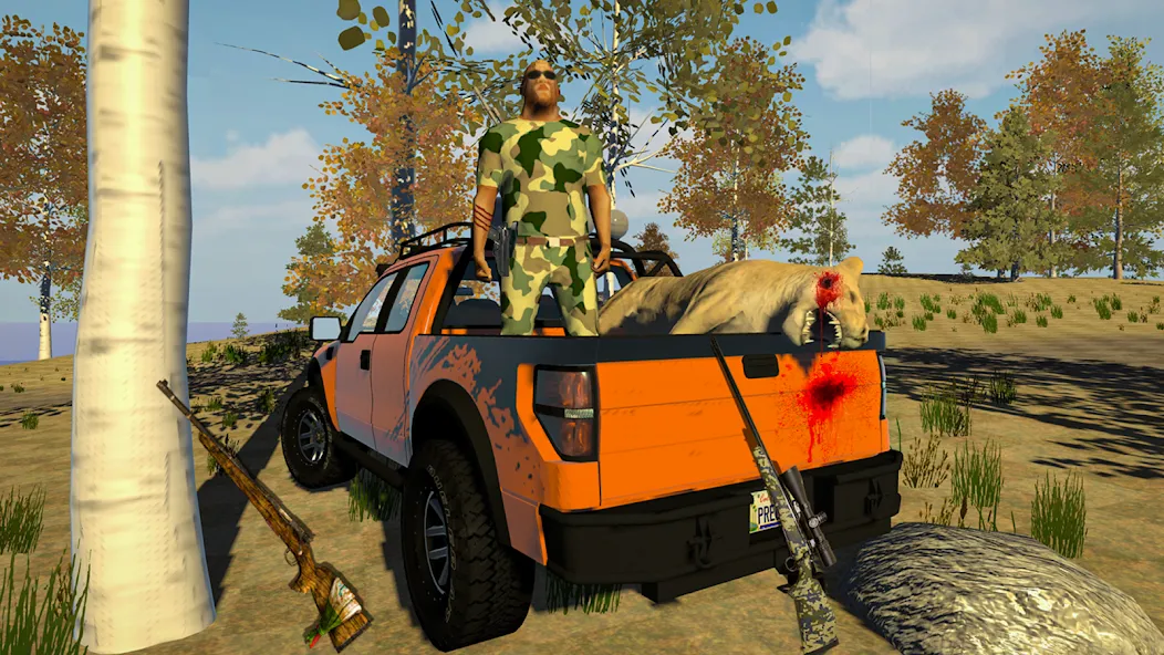 Animal Hunting -Shooting Games (Энимал Хантинг)  [МОД Много денег] Screenshot 1