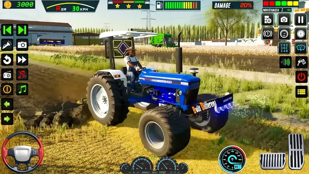 US Tractor Farming Games 3d  [МОД Много монет] Screenshot 5