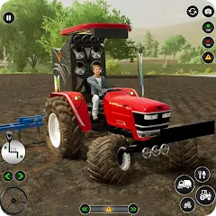 Взломанная US Tractor Farming Games 3d  [МОД Много монет] - полная версия apk на Андроид