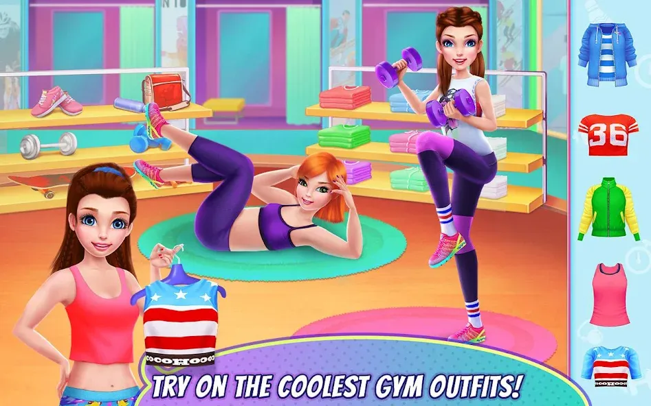 Fitness Girl - Dance & Play  [МОД Бесконечные деньги] Screenshot 1