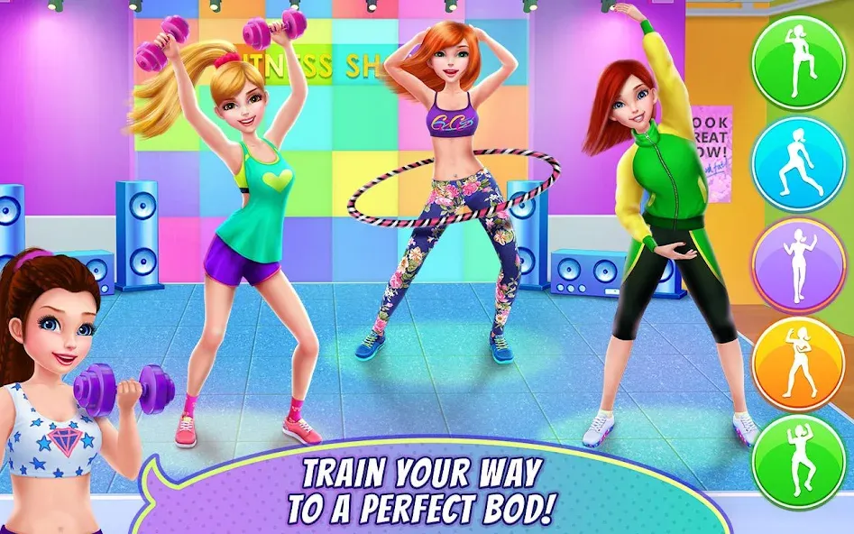 Fitness Girl - Dance & Play  [МОД Бесконечные деньги] Screenshot 3