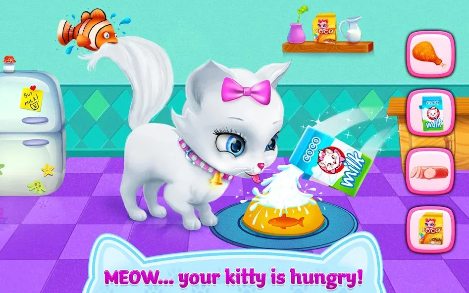 Kitty Love - My Fluffy Pet  [МОД Mega Pack] Screenshot 3