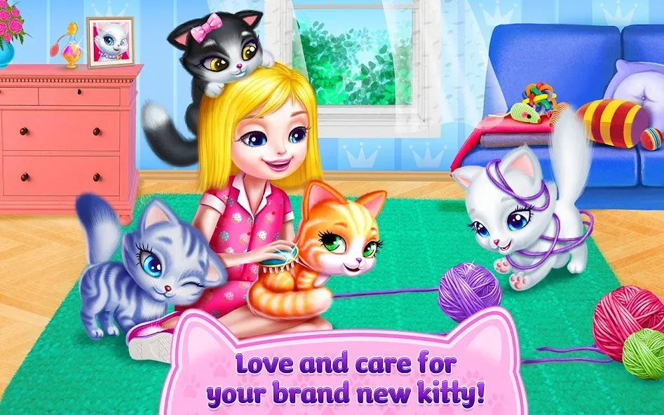 Kitty Love - My Fluffy Pet  [МОД Mega Pack] Screenshot 5