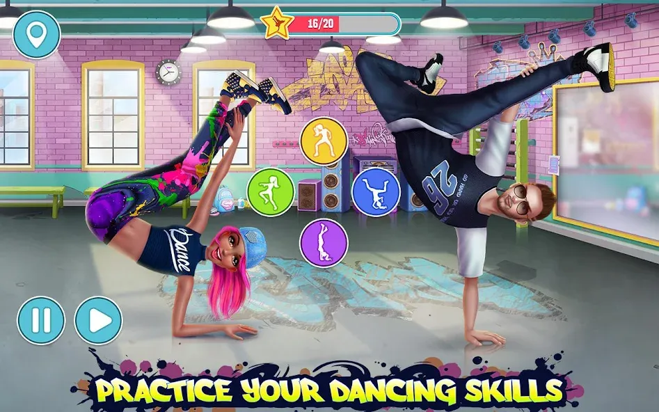 Hip Hop Battle - Girls vs Boys  [МОД Меню] Screenshot 3