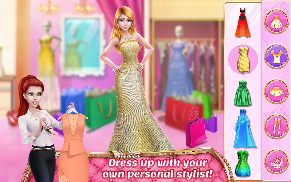 Rich Girl Mall - Shopping Game  [МОД Меню] Screenshot 1