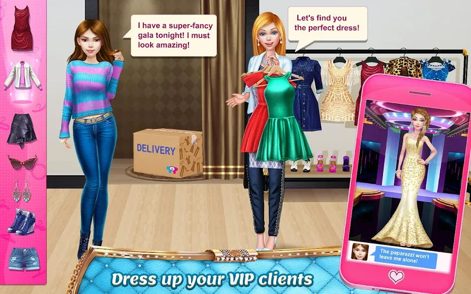 Stylist Girl: Make Me Fabulous  [МОД Бесконечные деньги] Screenshot 2