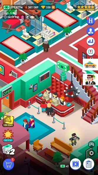 Hotel Empire Tycoon－Idle Game  [МОД Unlimited Money] Screenshot 5