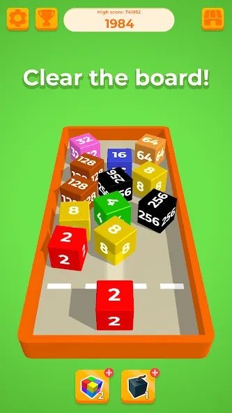 Chain Cube 2048: 3D merge game (Чейн Куб)  [МОД Mega Pack] Screenshot 3