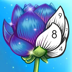 Взломанная Color Swipe Coloring Book game  [МОД Unlocked] - полная версия apk на Андроид