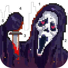 Скачать взлом Death Park Coloring Games (Дэт Парк игры раскраски)  [МОД Все открыто] - последняя версия apk на Андроид