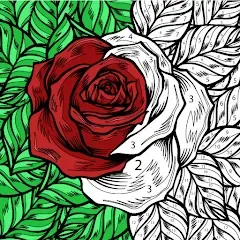 Взломанная Color by Number: Coloring Book  [МОД Меню] - последняя версия apk на Андроид