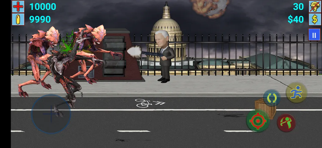 Aliens vs President (Элиены против Президента)  [МОД Unlocked] Screenshot 2