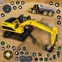 Взломанная Construction Dump Truck Game (Конструкционный симулятор самосвала)  [МОД Unlimited Money] - полная версия apk на Андроид