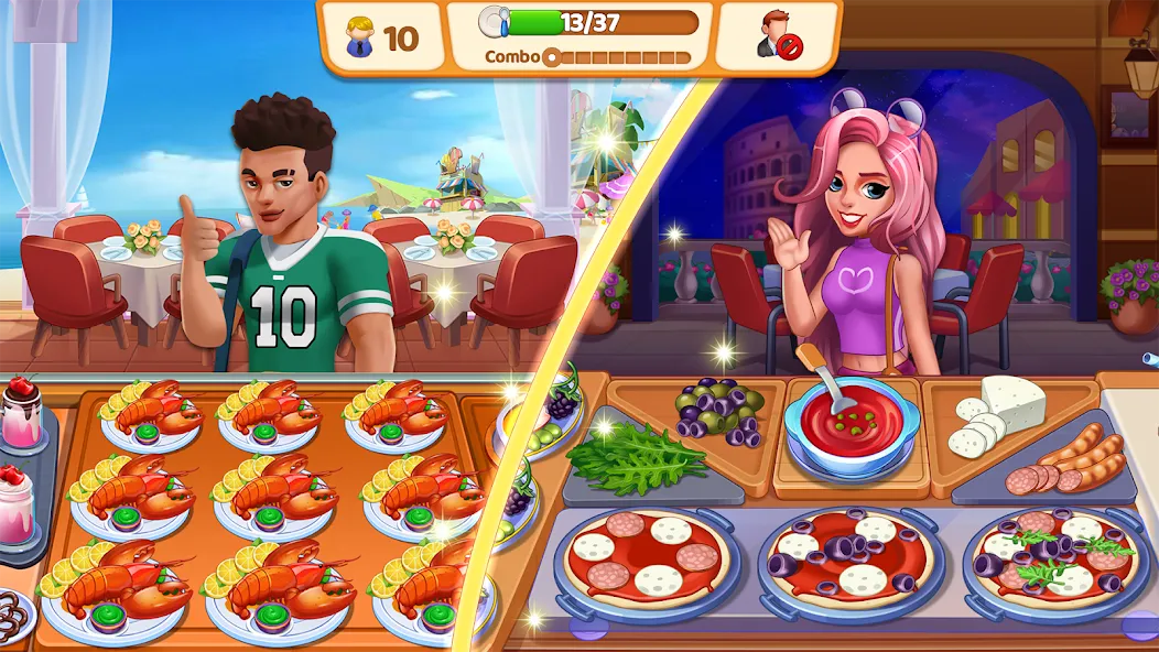 Food Voyage: Fun Cooking Games (Фуд Воядж)  [МОД Unlocked] Screenshot 5