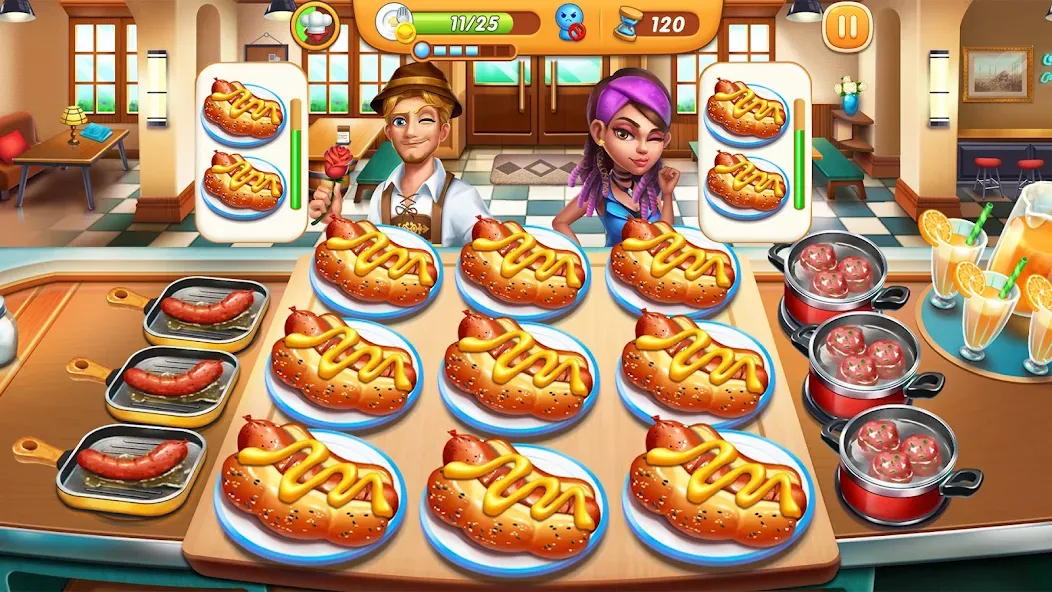 Cooking City - Cooking Games (Кукинг Сити)  [МОД Unlocked] Screenshot 4