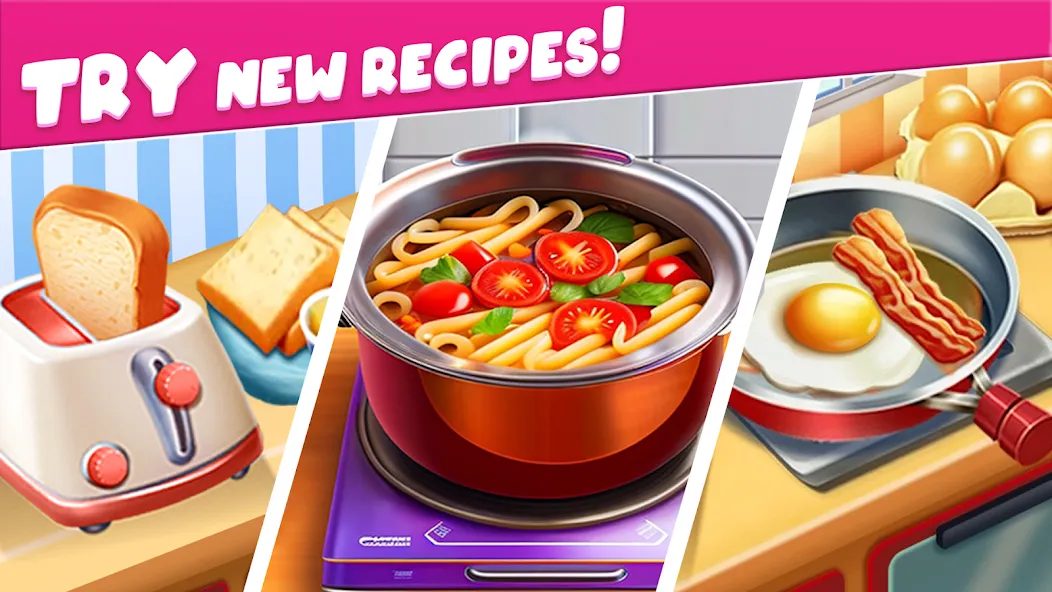 Cooking Taste Restaurant Games  [МОД Бесконечные монеты] Screenshot 2