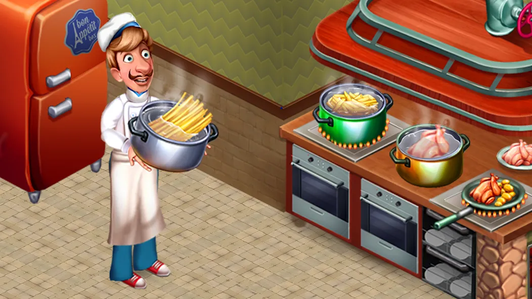 Cooking Team: Restaurant Games  [МОД Все открыто] Screenshot 2