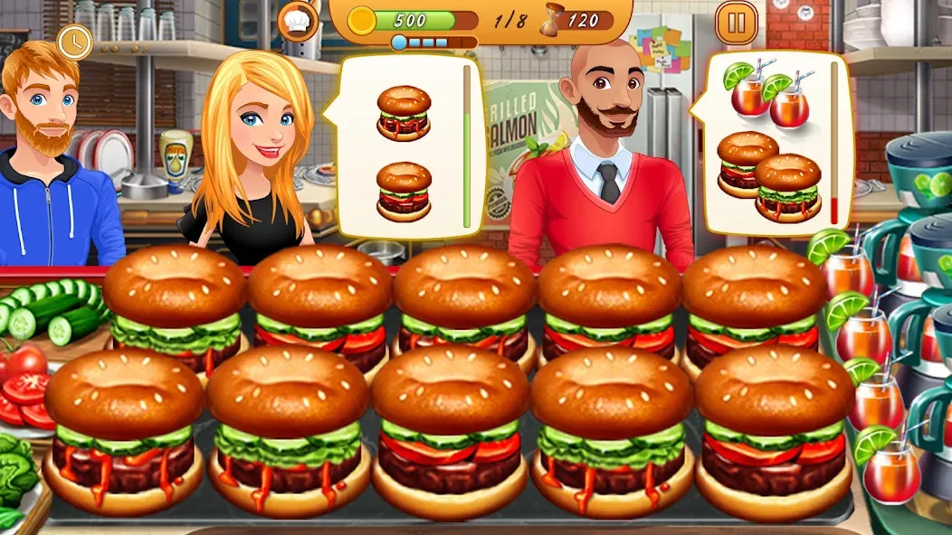 Cooking Team: Restaurant Games  [МОД Все открыто] Screenshot 4