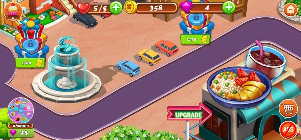 Food Game Crazy Super Chef  [МОД Бесконечные деньги] Screenshot 3