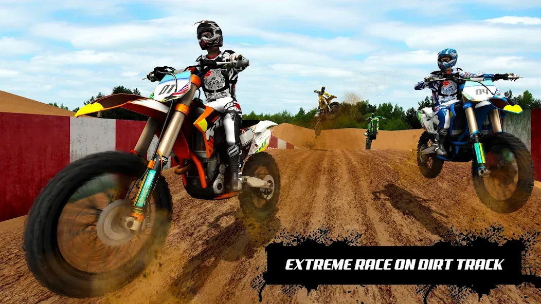 Mountain Dirt Bike Champions  [МОД Много монет] Screenshot 3