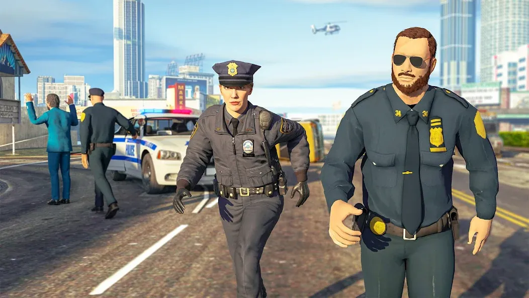 Police Simulator Job Cop Game  [МОД Mega Pack] Screenshot 5