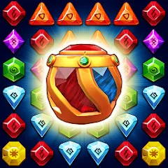 Скачать взломанную Jewel Ancient Pyramid Treasure  [МОД Много монет] - последняя версия apk на Андроид