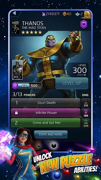 MARVEL Puzzle Quest: Hero RPG (Марвел Пазл Квест)  [МОД Бесконечные деньги] Screenshot 3