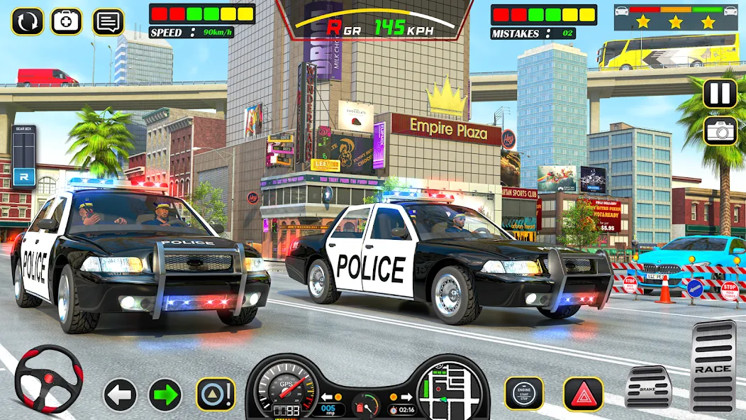 Police Car Chase Car Games  [МОД Unlocked] Screenshot 3