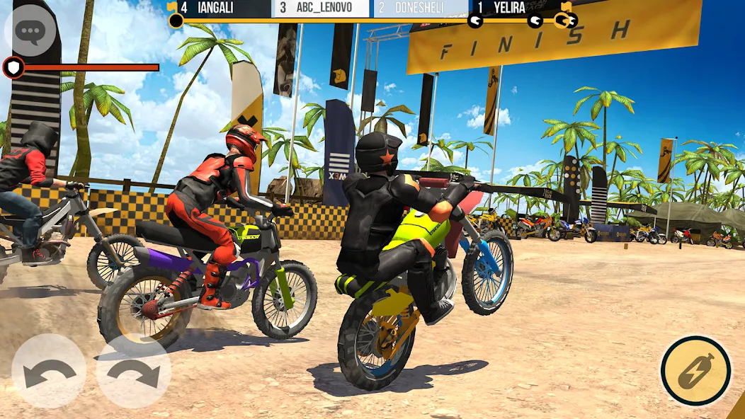 Clan Race: PVP Motocross races (Клан Рейс)  [МОД Бесконечные монеты] Screenshot 2