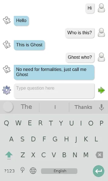 Ghost chat bot (Гостчатбот)  [МОД Menu] Screenshot 1