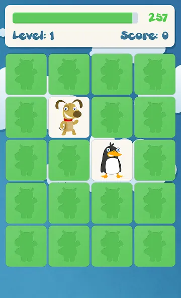 Animals memory game for kids  [МОД Unlocked] Screenshot 4