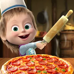 Скачать взлом Masha and the Bear Pizza Maker  [МОД Все открыто] - последняя версия apk на Андроид