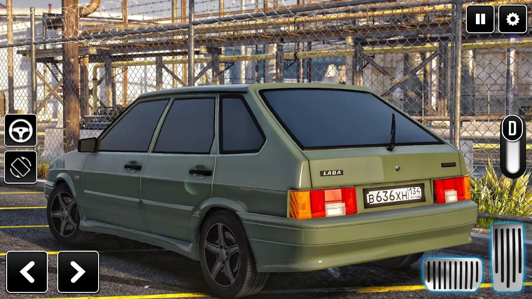 2114 Car Driving: Lada sedan  [МОД Unlimited Money] Screenshot 3