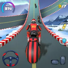 Скачать взлом Bike Race: Racing Game (Байк Гейм 3D)  [МОД Много денег] - стабильная версия apk на Андроид