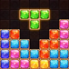 Взломанная Puzzle Block Jewels (Пазл Блок Драгоценности)  [МОД Меню] - последняя версия apk на Андроид