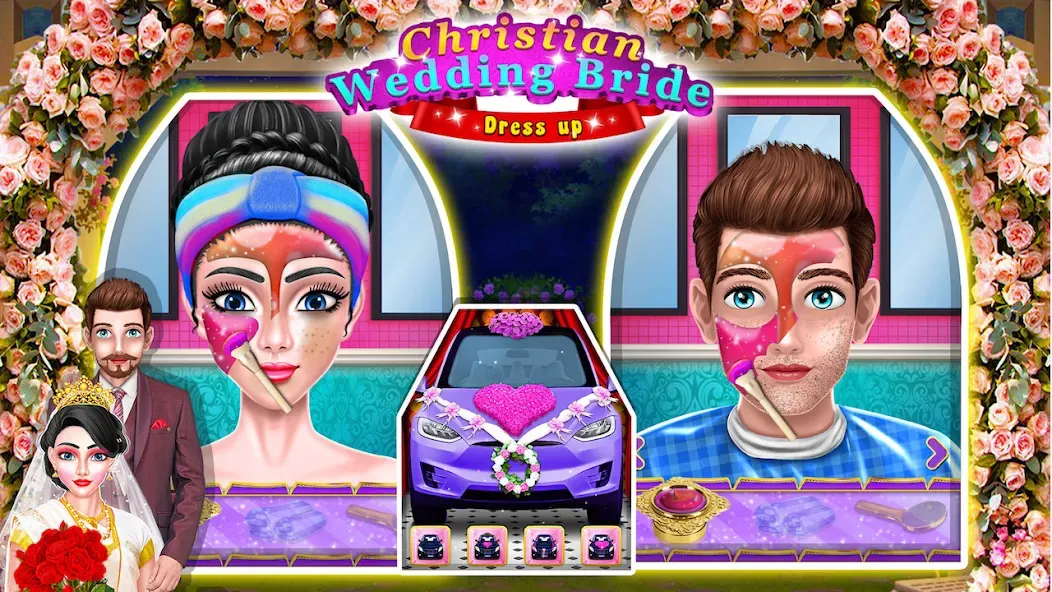 Indian Bride Makeup Games (Индийская невеста игры по макияжу)  [МОД Бесконечные монеты] Screenshot 3