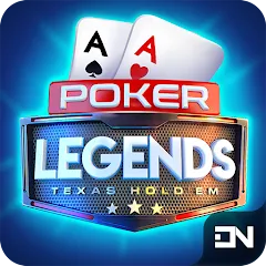 Взломанная Poker Legends - Texas Hold'em (Покер Легенды)  [МОД Меню] - стабильная версия apk на Андроид