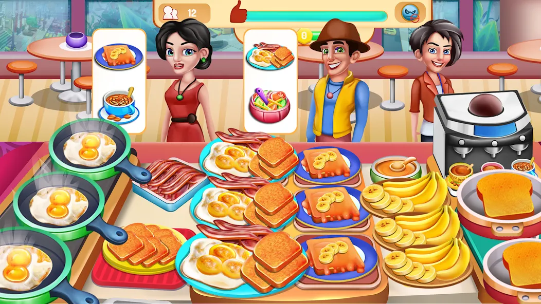 Cooking Food: Time Management  [МОД Mega Pack] Screenshot 3