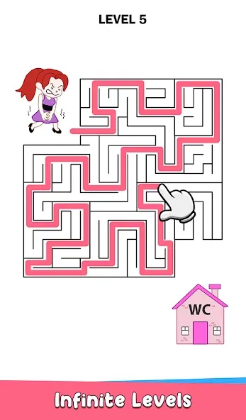 Toilet Rush Race: Draw Puzzle (Туалетная гонкаприпас)  [МОД Много монет] Screenshot 5