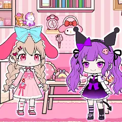 Взломанная YOYO Doll School life Dress up (ЙОЙО Лайф ворлд)  [МОД Много монет] - стабильная версия apk на Андроид