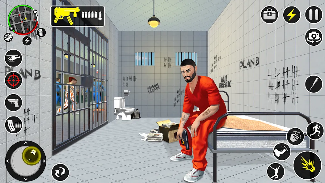 Grand Jailbreak Prison Escape (Гранд Побег из тюрьмы)  [МОД Unlimited Money] Screenshot 3