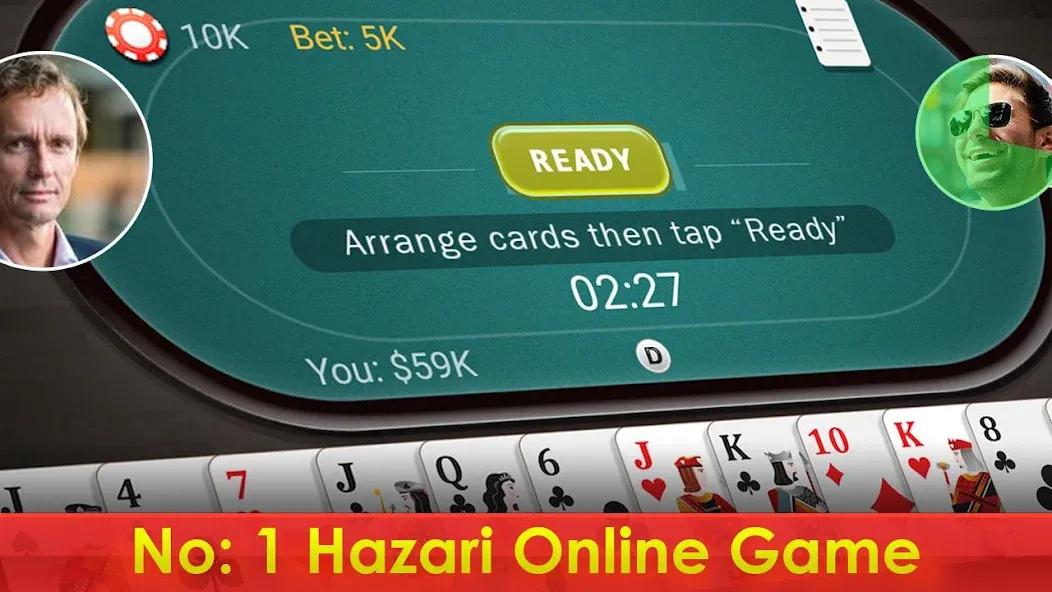 Hazari - 1000 Points Card Game (Хазари)  [МОД Все открыто] Screenshot 1