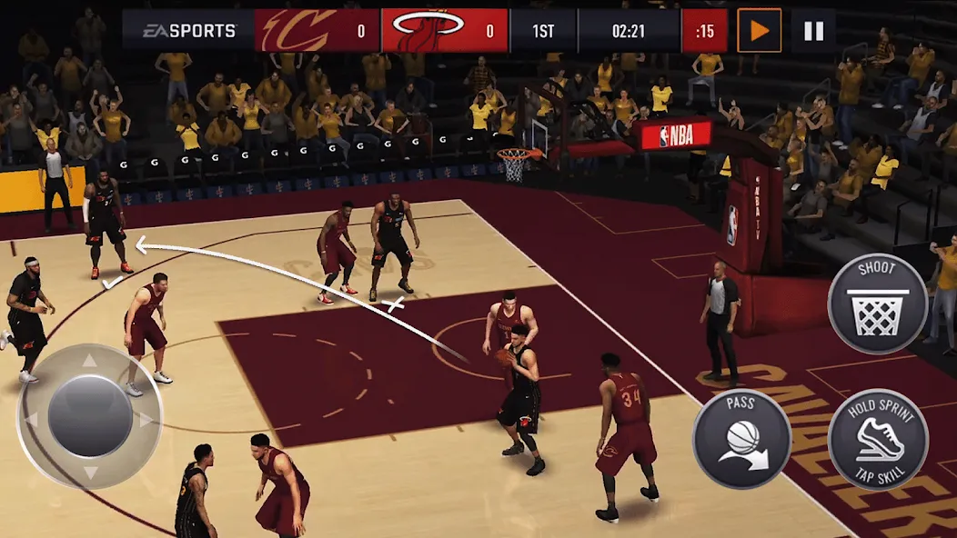 NBA LIVE Mobile Basketball (НБА Лайв Мобайл)  [МОД Unlimited Money] Screenshot 1