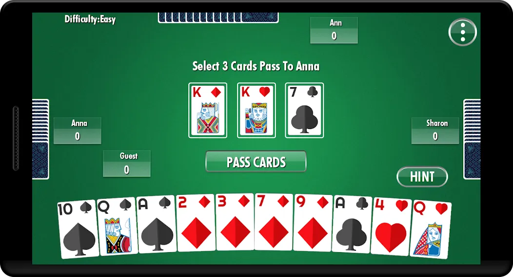 Hearts - Card Game (Хартс)  [МОД Все открыто] Screenshot 1