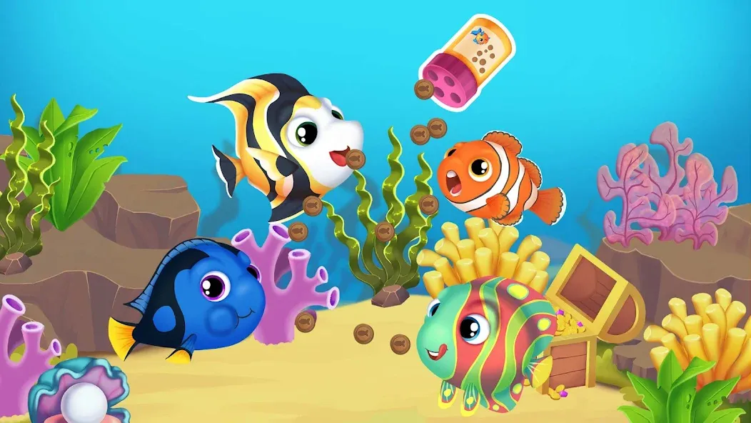 Baby Aquarium - Fish game  [МОД Много денег] Screenshot 5